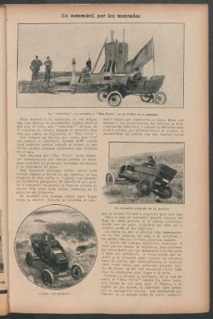 En automóvil por las montañas