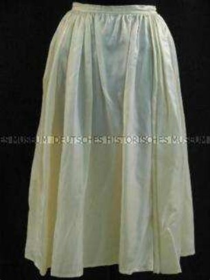 Unterrock - Festkleidung einer Dame, Nachbildung (Kleid, Jacke, 4 Unterröcke, Tornüre)