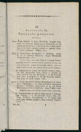 1-295, Sectionis II. Particula posterior