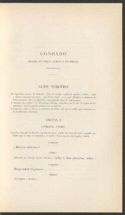 Conrado - (Continuación) : Drama en cinco actos y en prosa