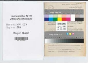 Entnazifizierung Rudolf Berger , geb. 25.04.1894 (Postinspektor)
