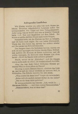 Aufregender Landleben