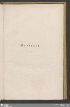 Geologie