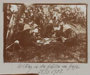 Mittag in den Gärten von Gaza 29/3 1908.
