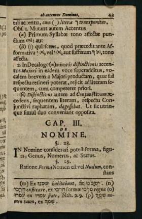 43-53, Cap. III. de Nomine
