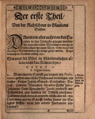 Gründliche und ausführliche Confutation eines papistischen Bedenken