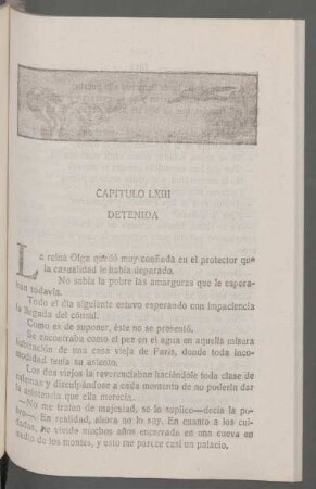 Capítulo LXIII - Detenida