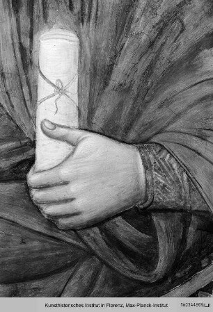 Das Heiligengewölbe - Heiligengewölbe: Deesis und hl. Franziskus