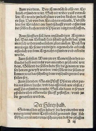Der Huren halb.