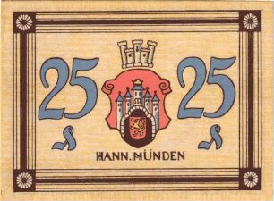 Notgeld der Stadt Hannoversch-Münden