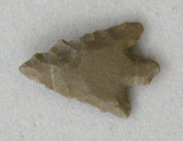 Stone arrowhead