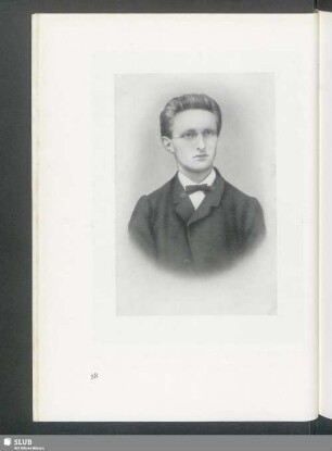 Rudolf Eucken. Jugendbildnis