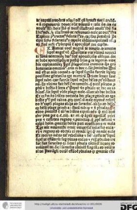 Et audivi vocem magnam... Quisquis vis ultimam notitiam et summam delectationem huius sancte Apocalipsis consequi ante te habe apocalipsim...