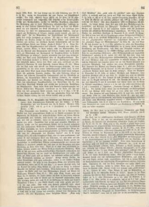 84-85 [Rezension] Scholz, Anton, Commentar zum Buche des Propheten Hoseas