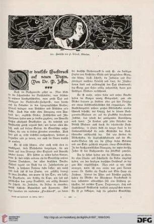 Der deutsche Buchdruck auf neuen Wegen