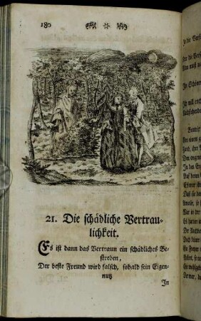 21. Die schädliche Vertraulichkeit.