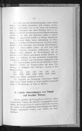 2. Lokale Anwendungen von Dampf und feuchter Wärme