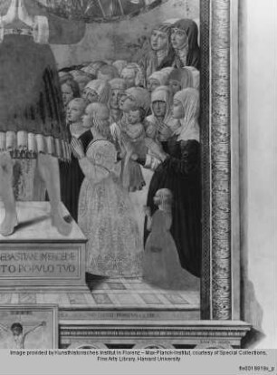 Sebastiansaltar Sebastian als Pestpatron von San Gimignano