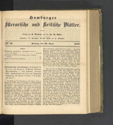 No. 48. 22. April 1850
