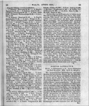 Streckfuss, K.: Neuere Dichtungen. Halle: Schwetschke 1834