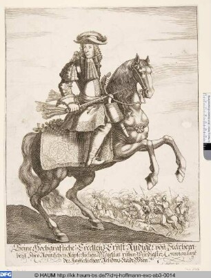 Ernst Rüdiger Graf von Starhemberg zu Pferde