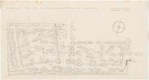 Friedhofserweiterung Manfort, Leverkusen: Lageplan mit Gartenplan für Friedhofserweiterung 1:250