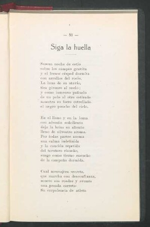 Siga la huella