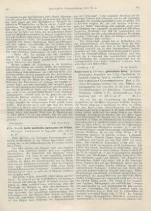 282-283 [Rezension] Hamelmann, Hermann, Hamelmann‘s geschichtliche Werke. Kritische Neuausg. Band 1: Schriften zur niedersächsisch-westfälischen Gelehrtengeschichte. 3. Heft. Hrsg. v. Klemens Löffler