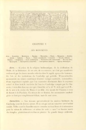 Chapitre V. Les monuments
