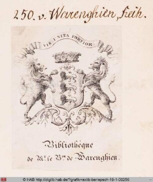Wappen des Freiherrn von Warenghien