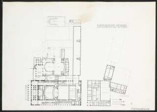 Nationaltheater, München Wiederaufbau: Gesamtplanung Grundriss Eingangsgeschoss
