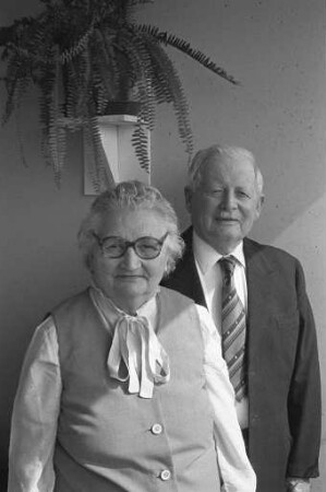 Diamanthochzeit der Eheleute Nikolaus und Barbara Kemper aus der Lucas-Cranach-Straße