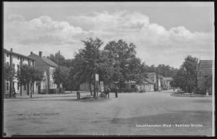 Lauchhammer. Berliner Straße ( Alter Marktplatz )