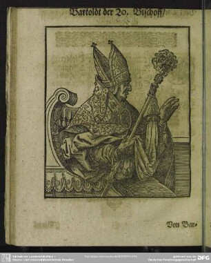 Bartoldt der 20. Bischoff