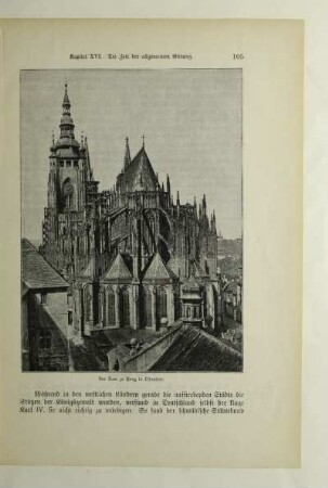 Der Dom zu Prag in Ostansicht