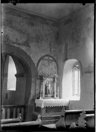 Hemsbach Katholische Pfarrkirche Sankt Mauritius Langhaus Südlicher Seitenaltar (um 1760)