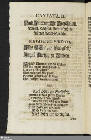 Cantata. II.