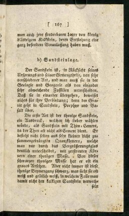 167-172, b) Sandsteinlage.
