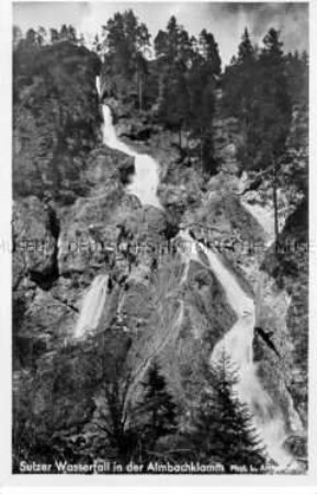 Sulzer Wasserfall in der Almbachklamm