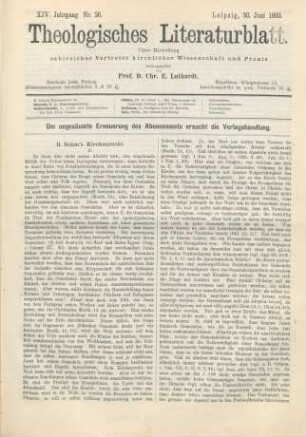 303-307 R. Sohm's Kirchenrecht