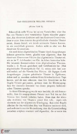 22: Das griechische Theater Vitruvs