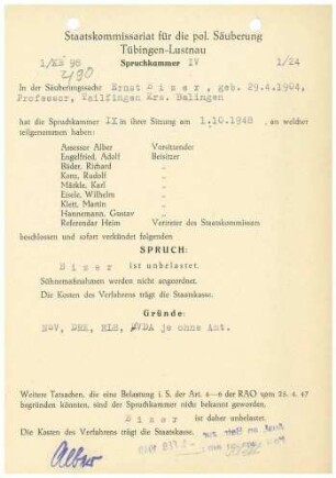 Bizer, Ernst