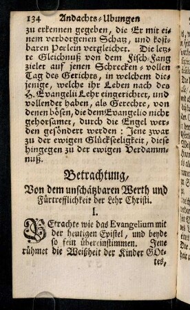 134-144, Betrachtung, vom dem unschaetzbaren ...