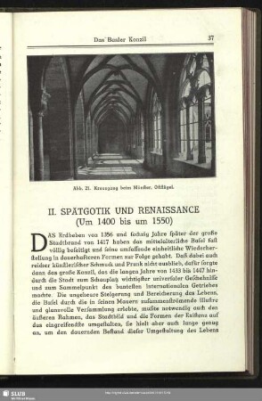 II. Spätgotik Und Renaissance (Um 1400 bis um 1550)
