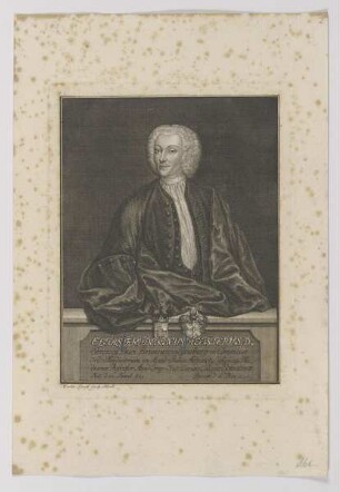 Bildnis des Elias Fridericus Heisterus
