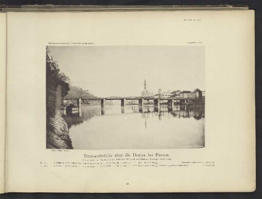 Starssenbrücke über die Donau bsi Passau.