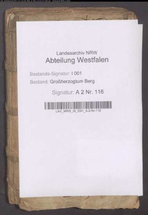 Verlegung der Kirchhöfe in Dortmund außerhalb der Stadt. (Landesdirektion Dortmund, Regierung Arnsberg)