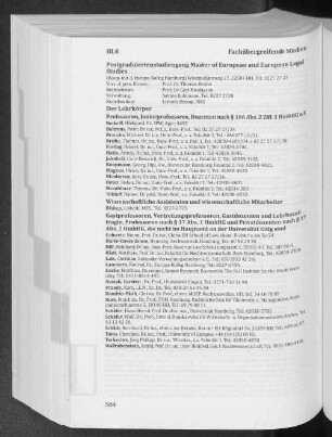 Postgraduiertenstudiengang Master of European an European Legal Studies