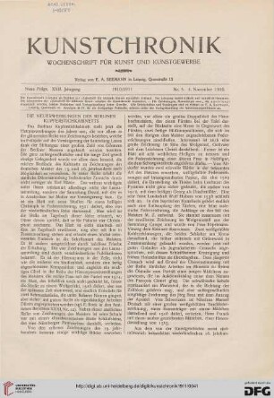 Heft 5 (4. November 1910)