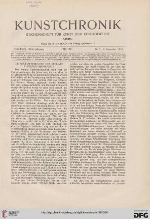 Heft 5 (4. November 1910)